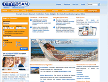 Tablet Screenshot of daenemark.citysam.de