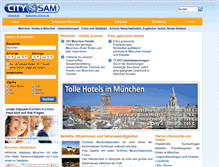 Tablet Screenshot of muenchen.citysam.de