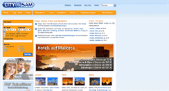 Desktop Screenshot of citysam.de